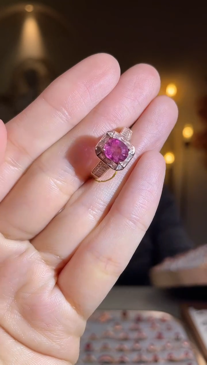 银S925镶嵌手饰碧玺手饰