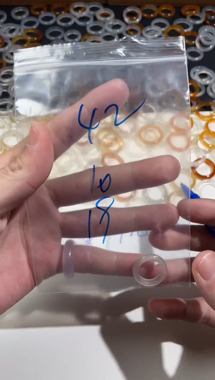 【闪购商品】玛瑙/玉髓戒指未镶嵌42