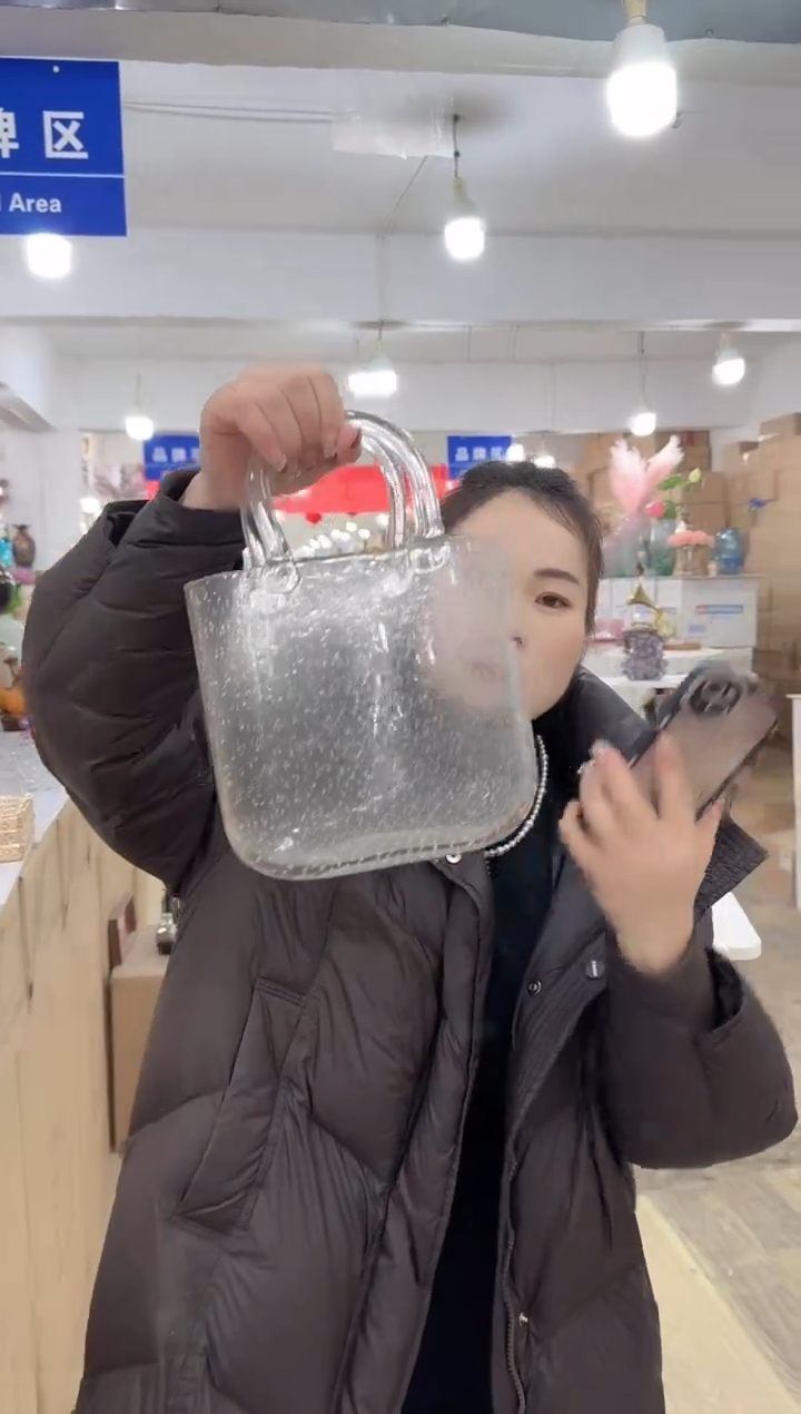 【闪购商品】无铅玻璃甄选花器-h-早62