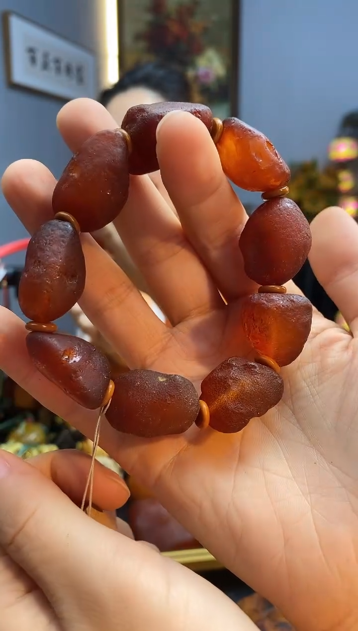 手链琥珀未镶嵌手串