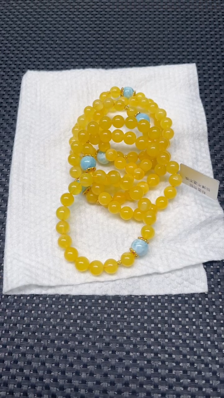 【闪购商品】蜜蜡裸石未镶嵌手串一条 多样性发一件