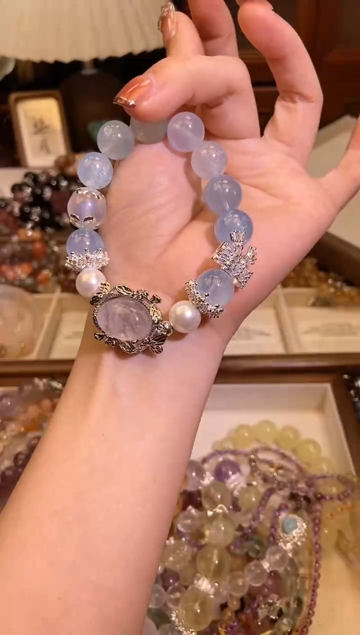 【闪购商品】海蓝宝石手链未镶嵌418