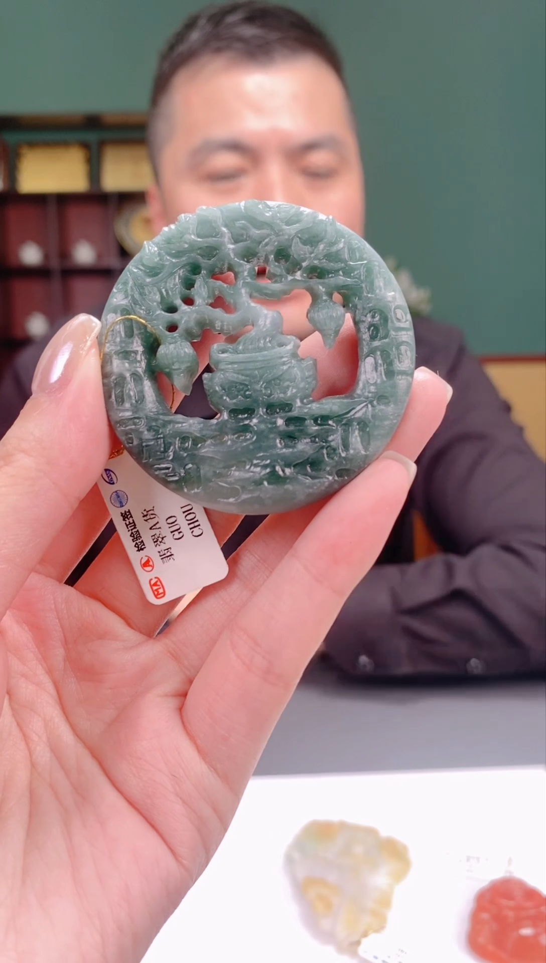 未镶嵌定制翡翠翡翠吊坠YF-06