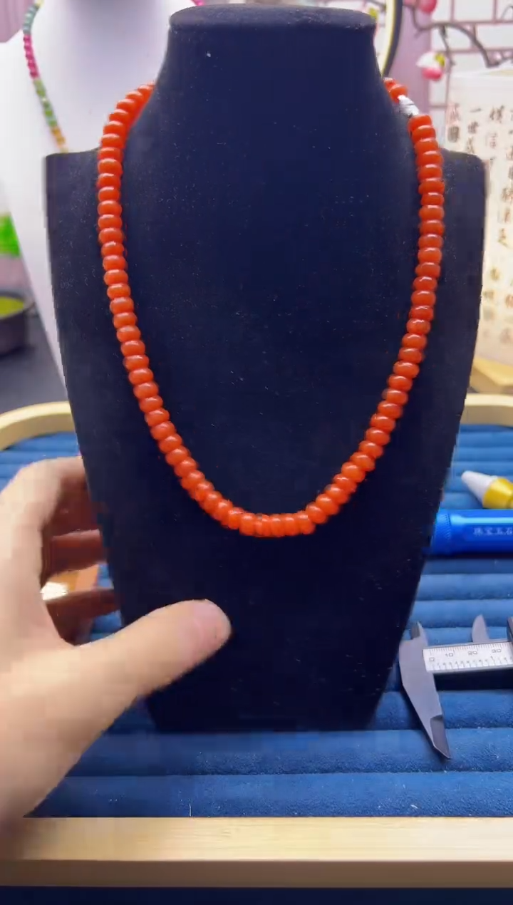 【闪购商品】南红玛瑙颈饰银S925镶嵌X270