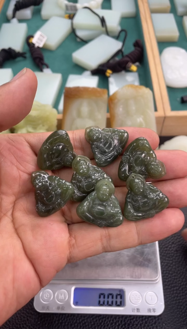未镶嵌和田玉挂件挂件拍一发一