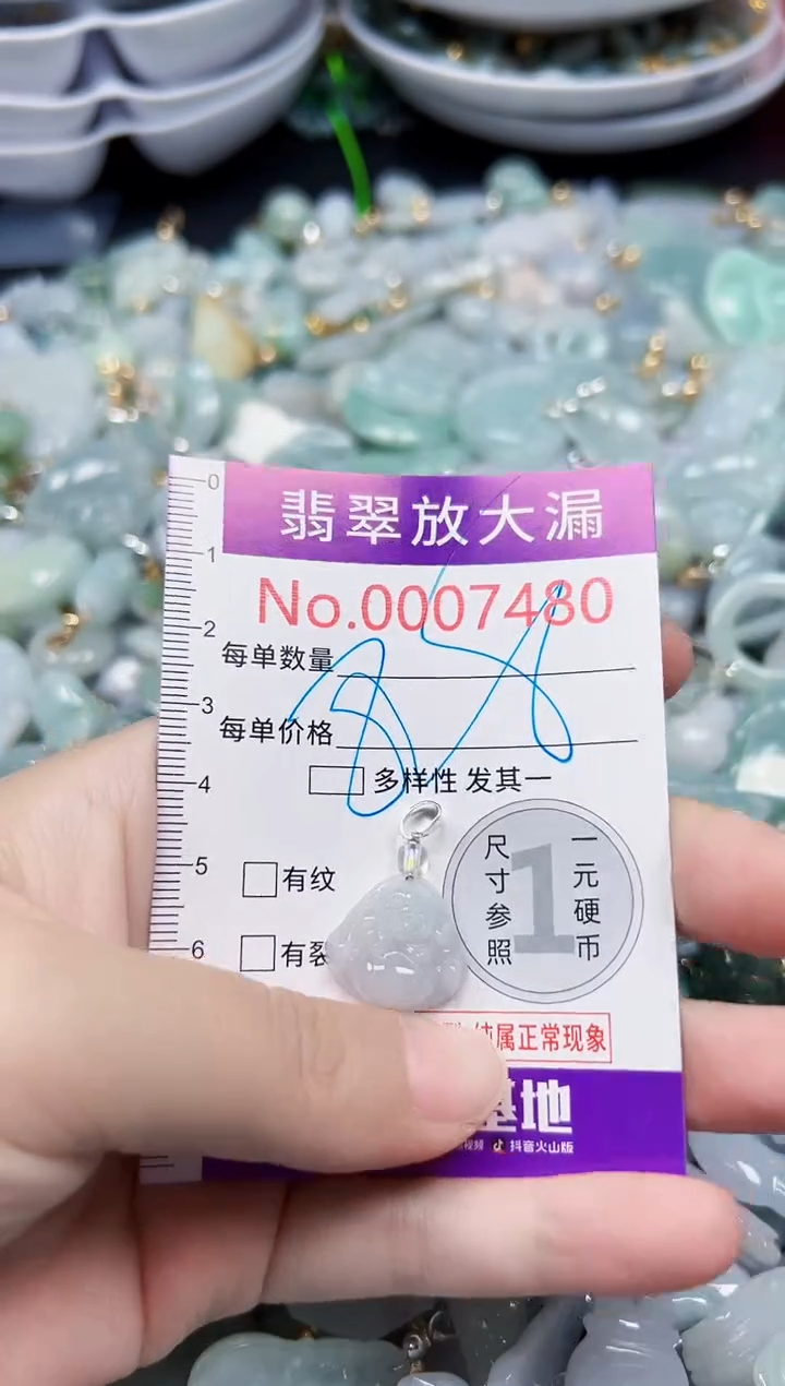 颈饰未镶嵌翡翠7480