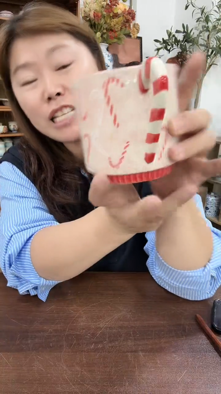 陶粉色粉色糖果马克杯