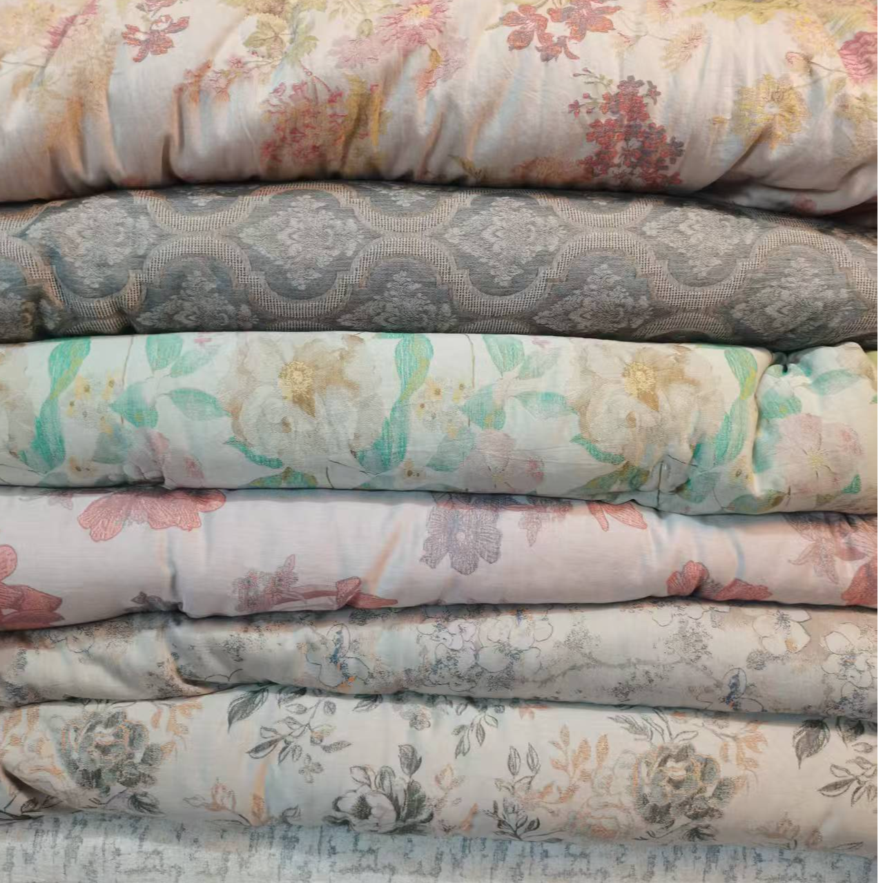 220*240 蝶恋花  灰色 床盖  孤品尾货 秋冬被