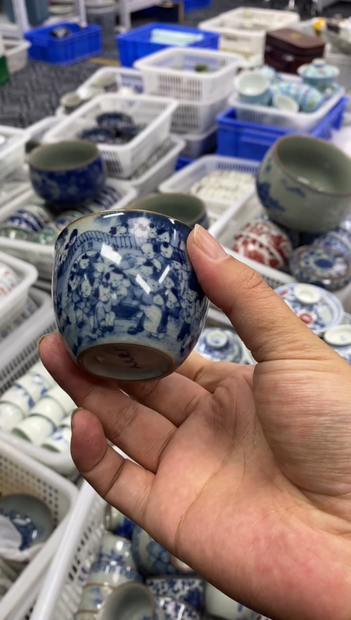 摆件陶景德陶瓷茶具容量约50