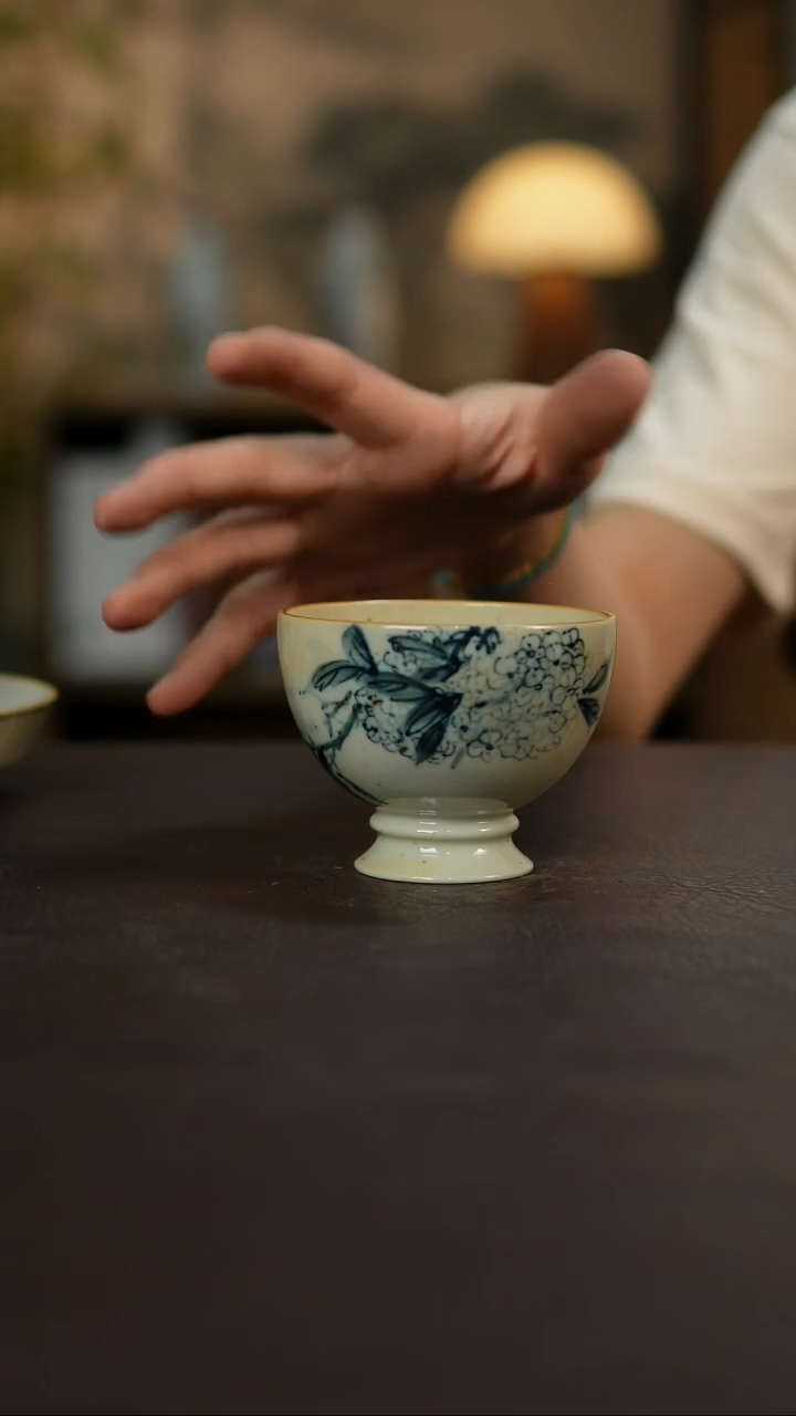 杯景德镇陶瓷杯碗柴烧多人