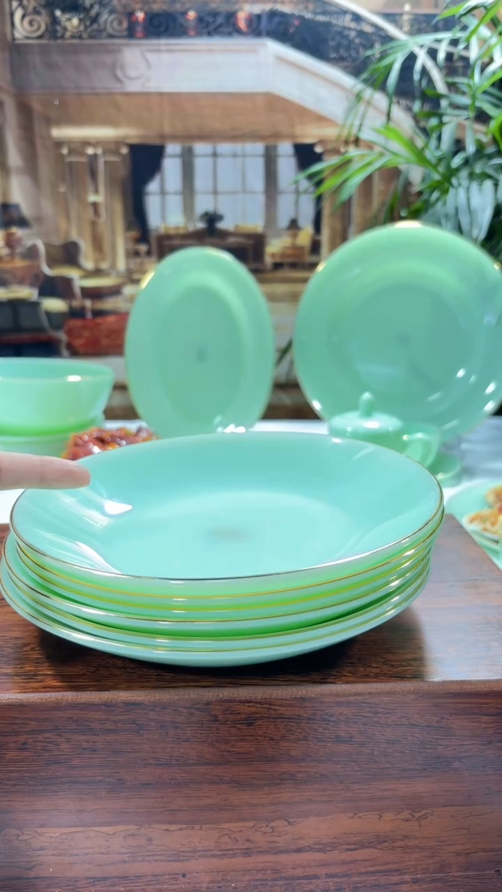 【闪购商品】...8英寸深盘6个  玉瓷【贝美】  