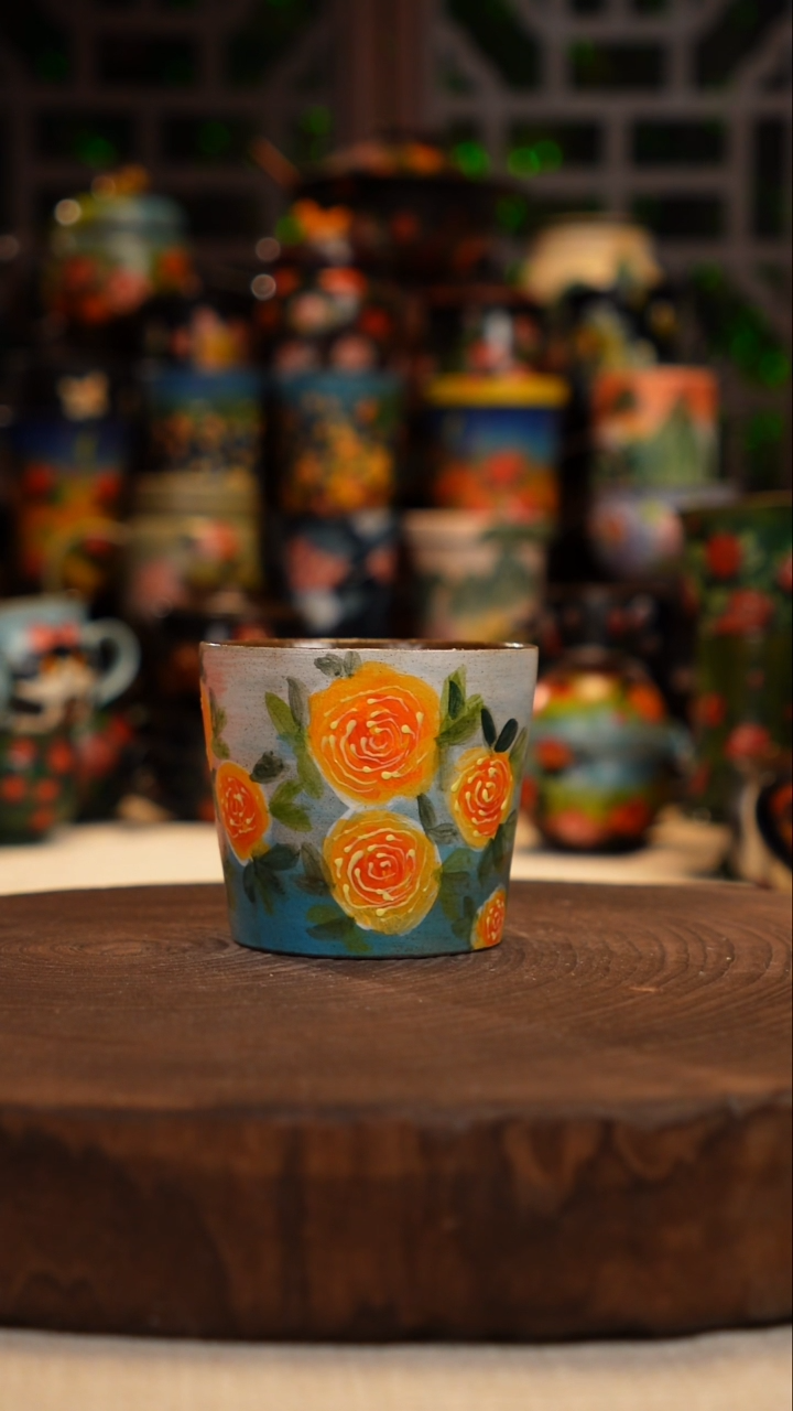 油画    手绘釉下彩