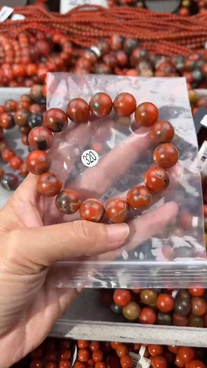 南红玛瑙手串未镶嵌14+