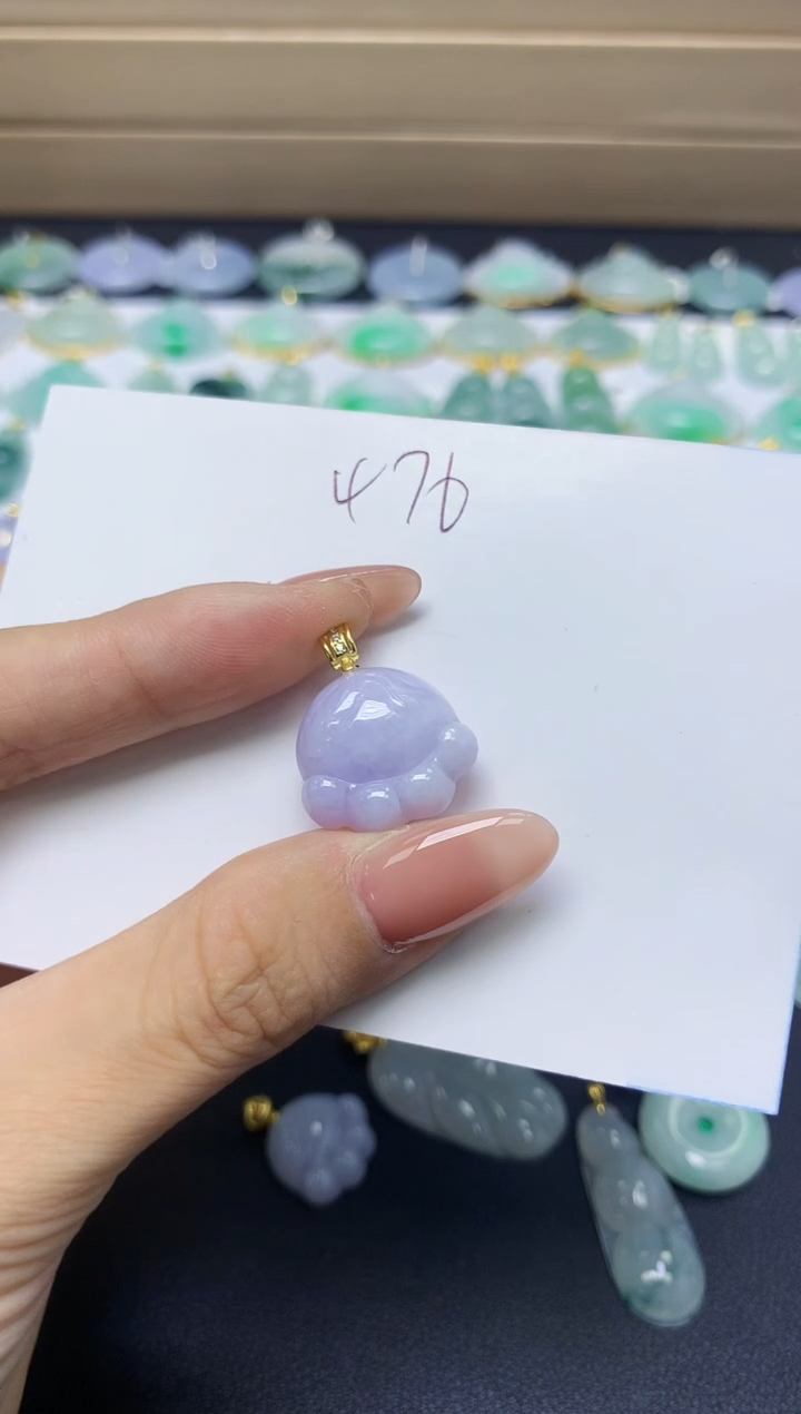 翡翠未镶嵌颈饰天然自然緬甸A貨翡翠