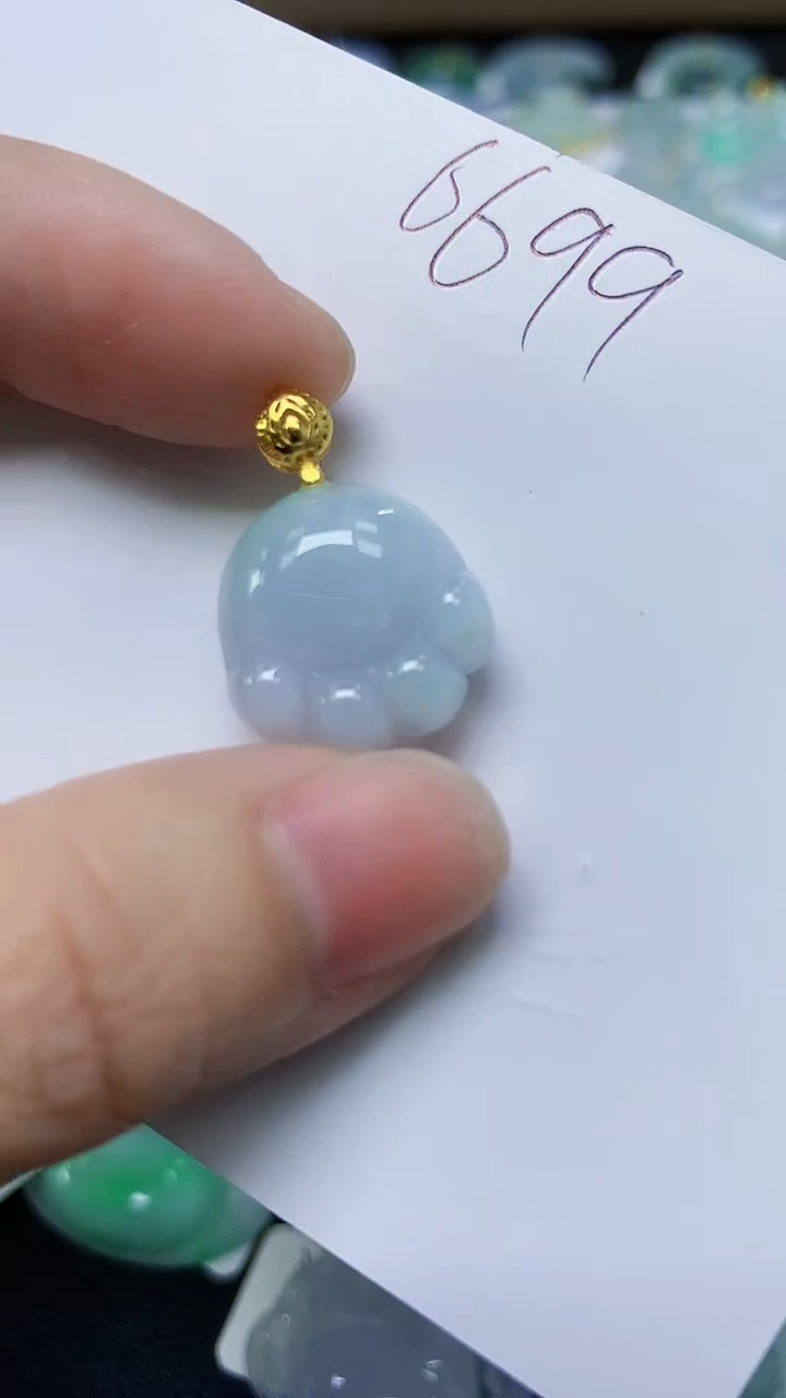 翡翠未镶嵌颈饰天然自然緬甸A貨翡翠