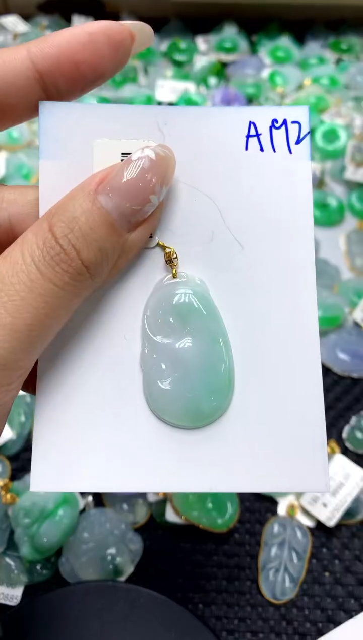 【闪购商品】翡翠颈饰18K金镶嵌11111111111111