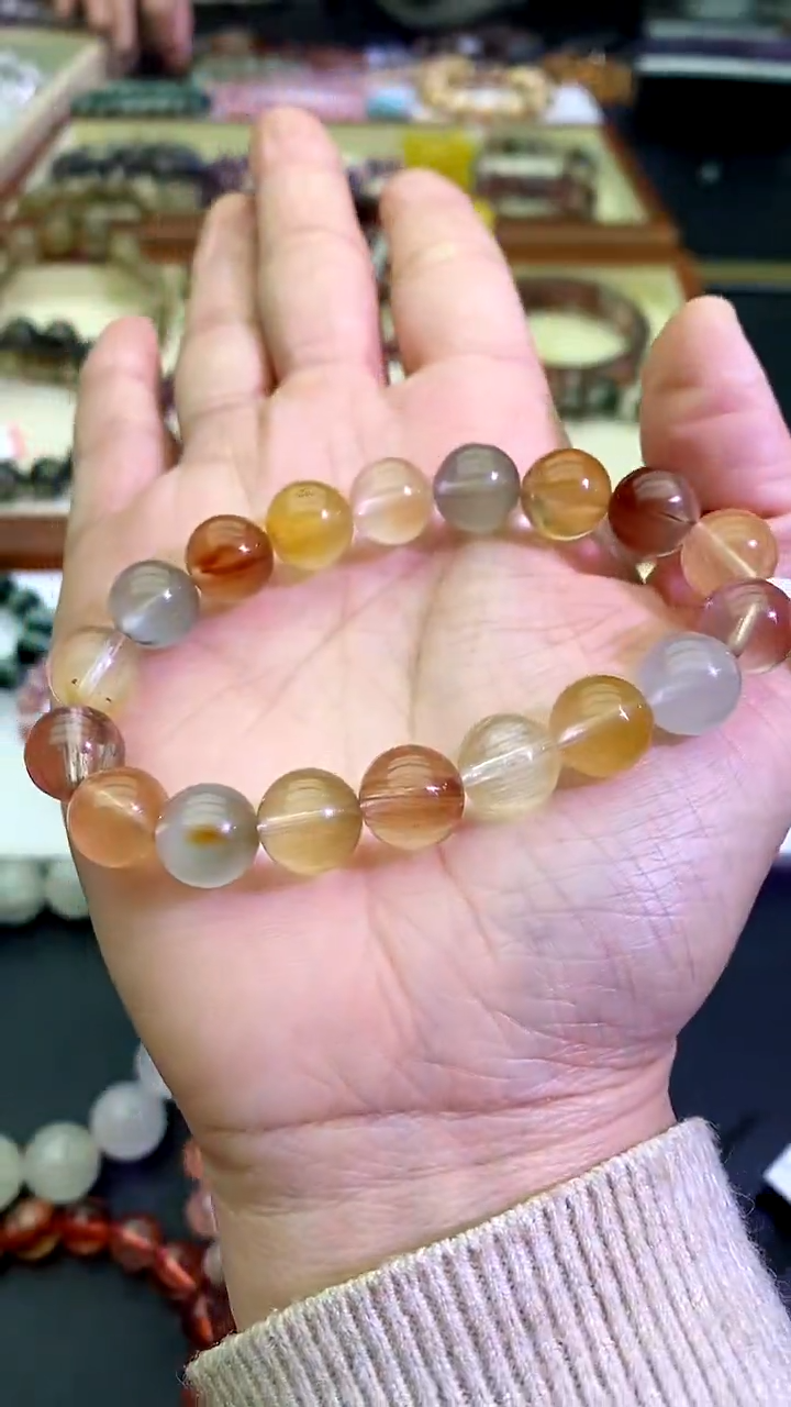 【闪购商品】水晶手链未镶嵌彩兔毛