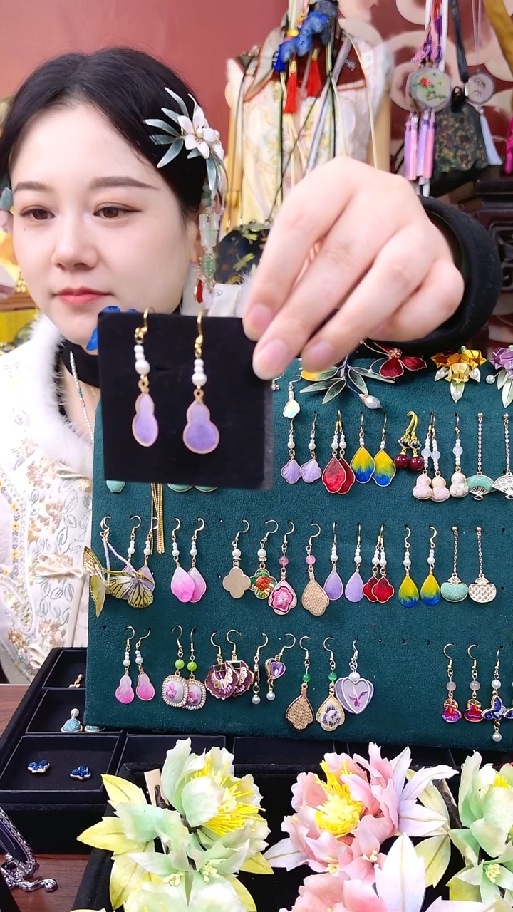 纯铜合金琉璃非遗绒花