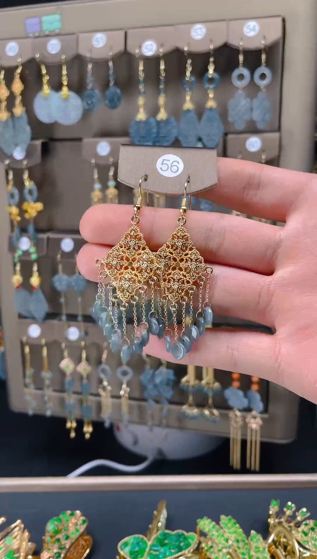 【闪购商品】翡翠耳饰合金0115翡翠饰品