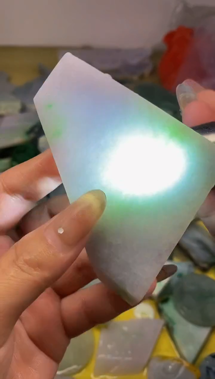 颈饰未镶嵌翡翠定制天然缅甸翡翠A货008