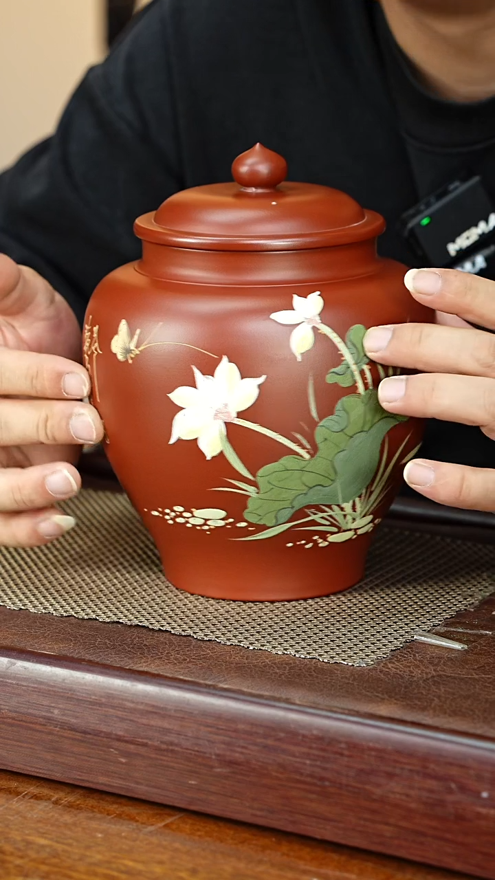 宜兴原矿紫砂茶叶罐