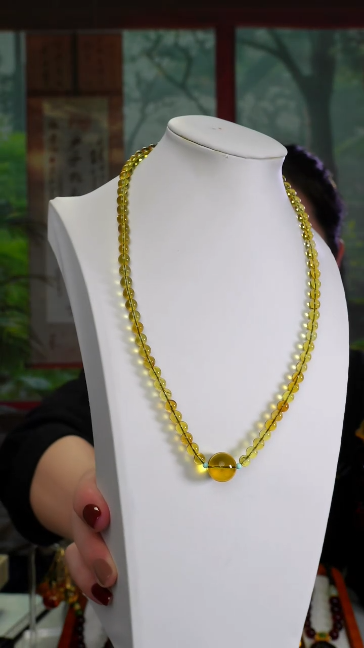 【闪购商品】蓝珀颈饰未镶嵌福利