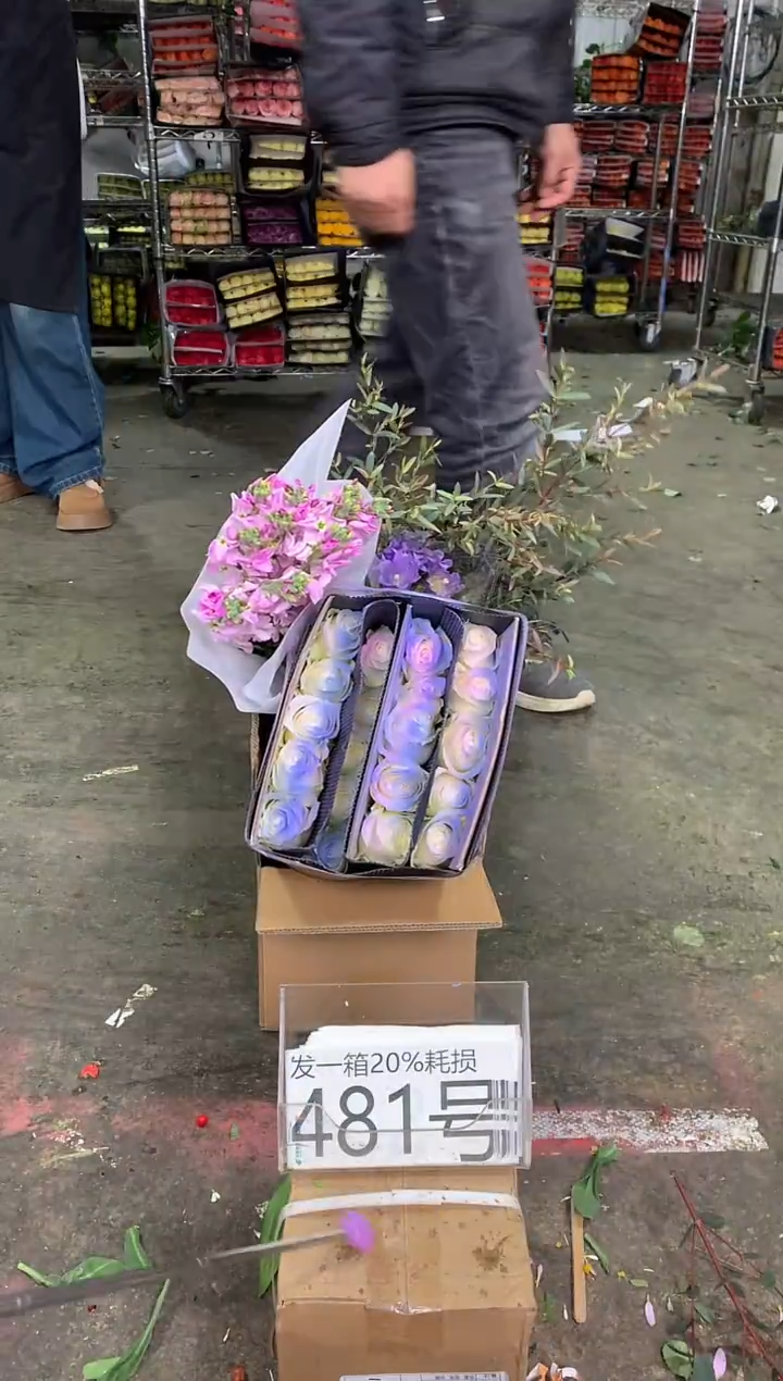 481号♥中通含20%耗损发一箱鲜花