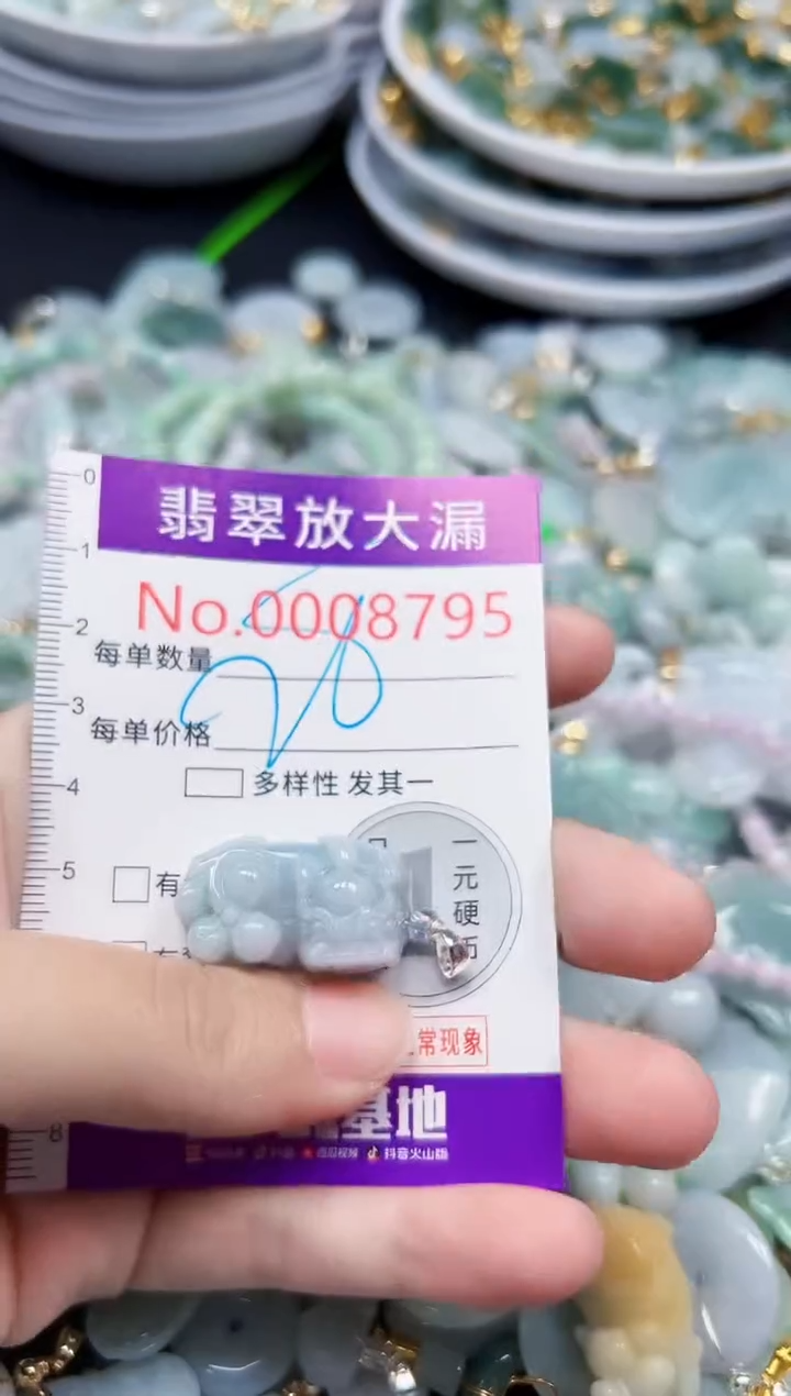 颈饰未镶嵌翡翠8795