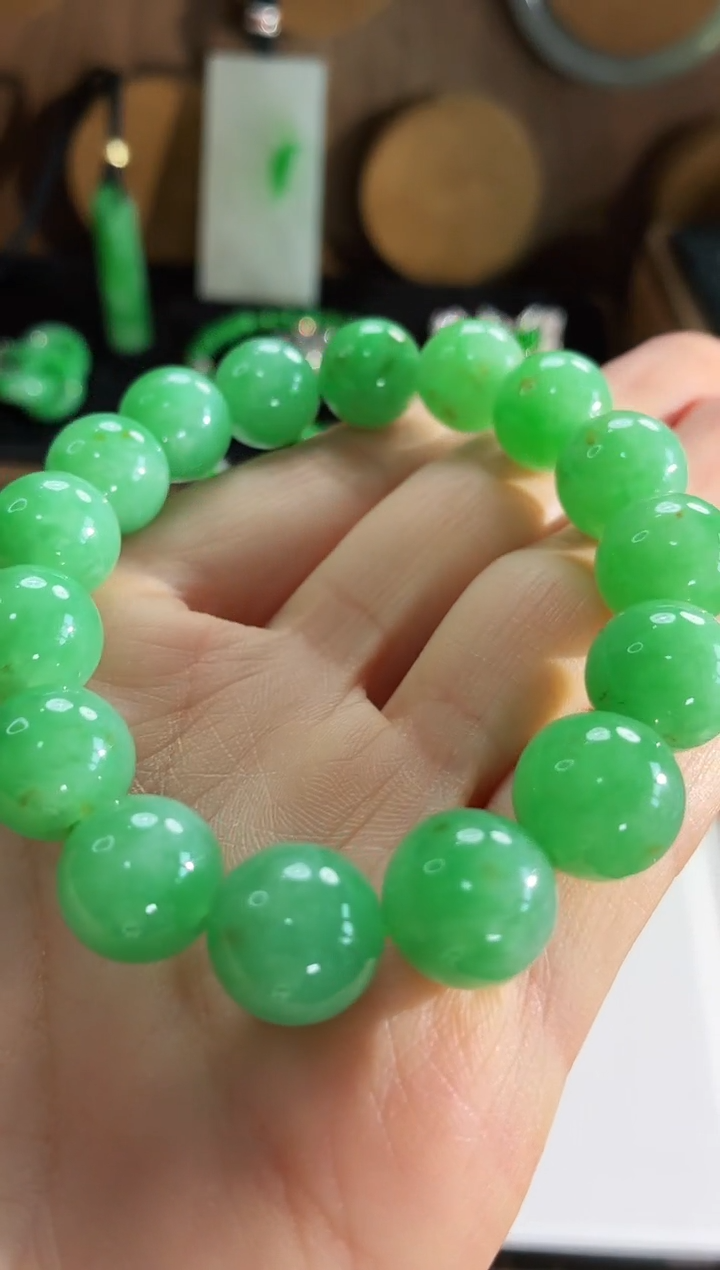 未镶嵌手链翡翠手串