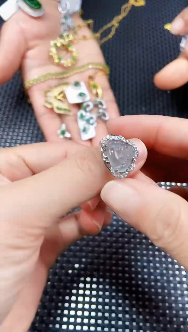 【闪购商品】翡翠戒指未镶嵌111111111