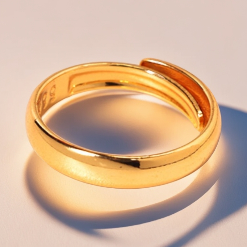  【M】匠心工艺百搭新款素圈开口戒指【SCJ03】