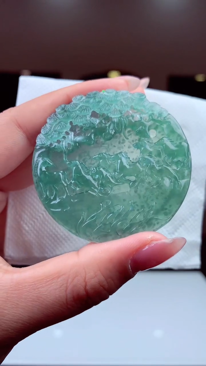 【闪购商品】定制翡翠未镶嵌天然A货翡翠（拍一发一)