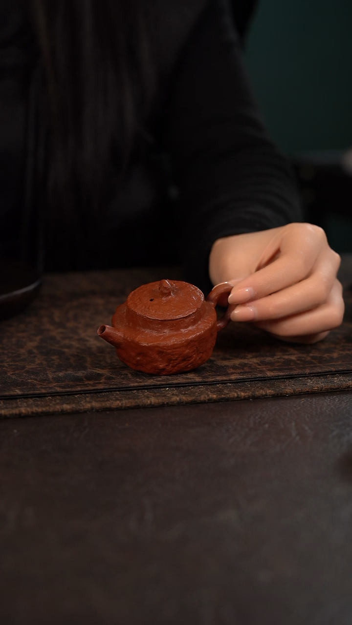 【闪购商品】杯陶瓷杯茶周边伟壶朱泥泡壶红钻石