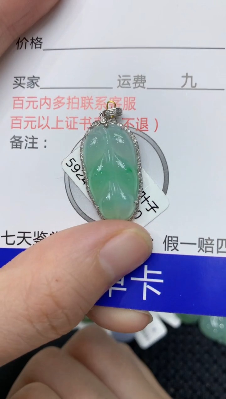 【闪购商品】翡翠颈饰18K金镶嵌111111111