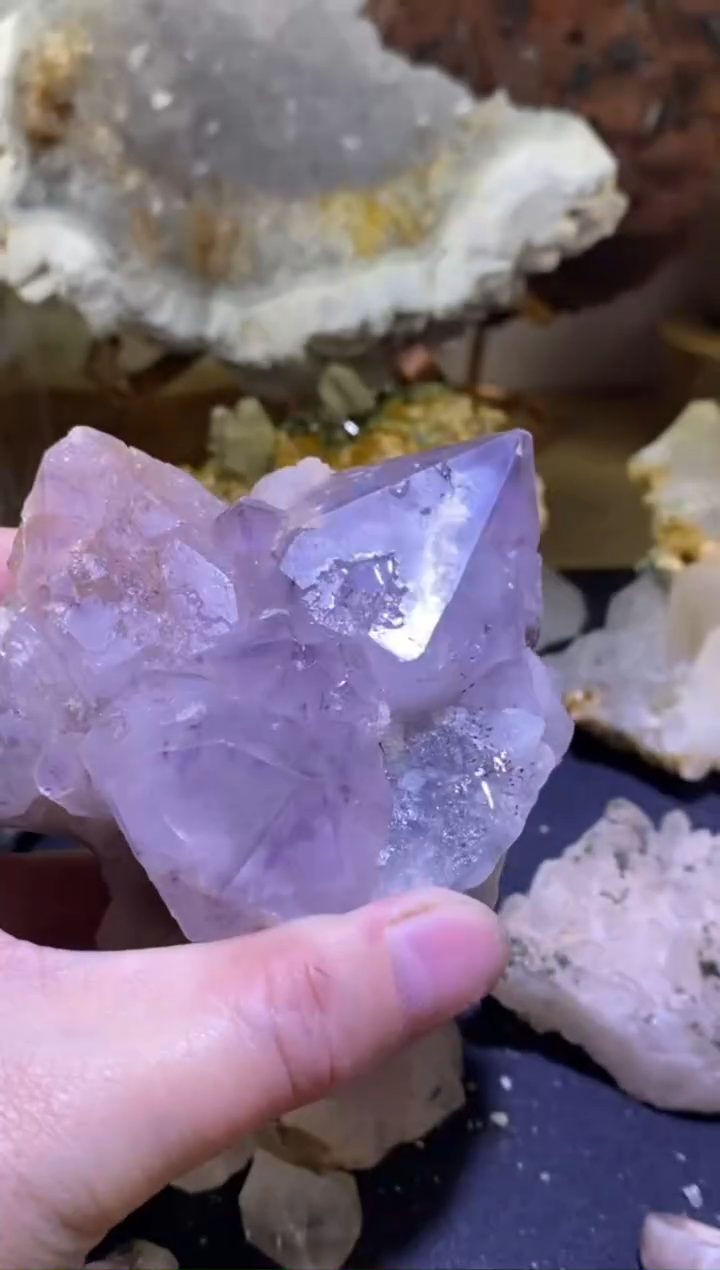 未镶嵌珠宝半成品水晶74号505g四川美姑超七花园水晶