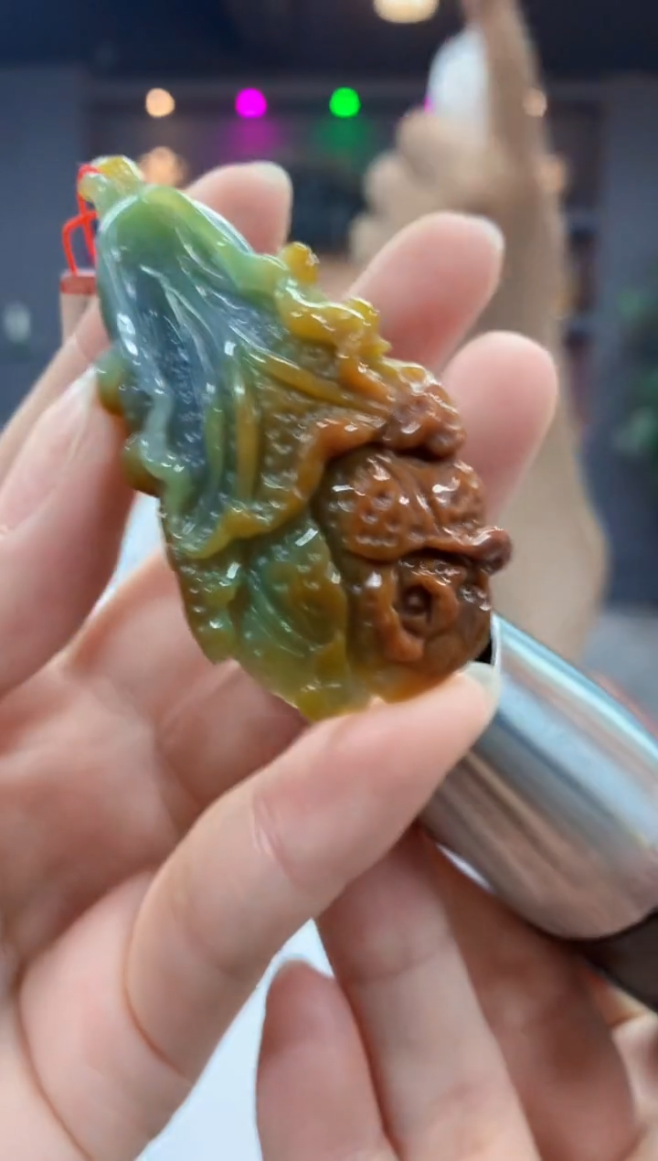 定制翡翠未镶嵌1015ry-毛货挂件22