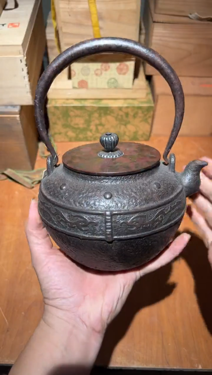 铁A0666铁壶中古周边/