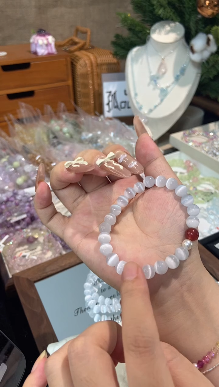 未镶嵌手串水晶孤品捡漏均匀瑕疵介意勿拍