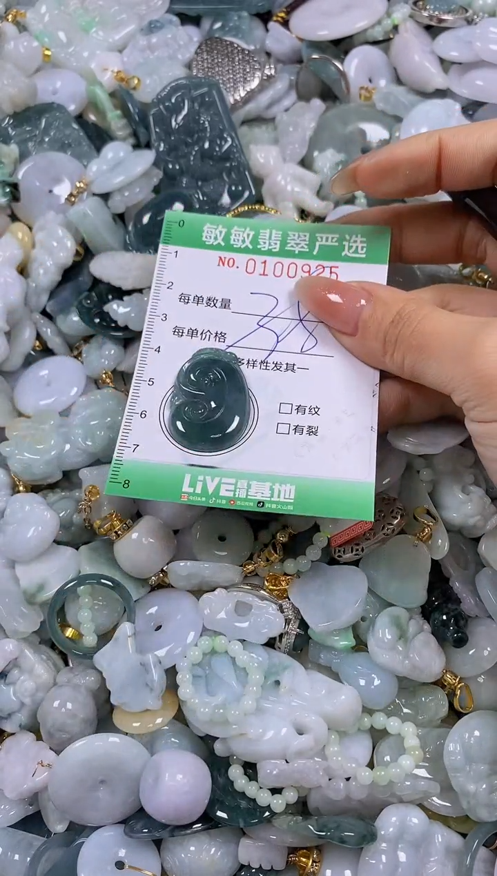 【闪购商品】翡翠颈饰未镶嵌闪购0100925多样性发其一