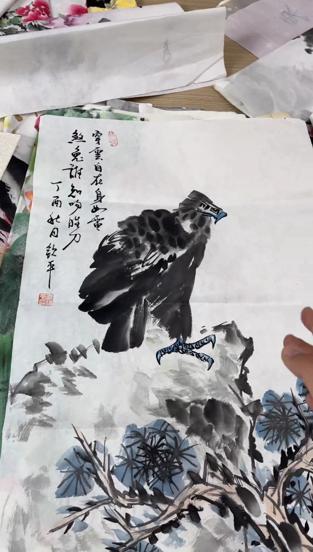 国画11.23国画手绘作品无边框