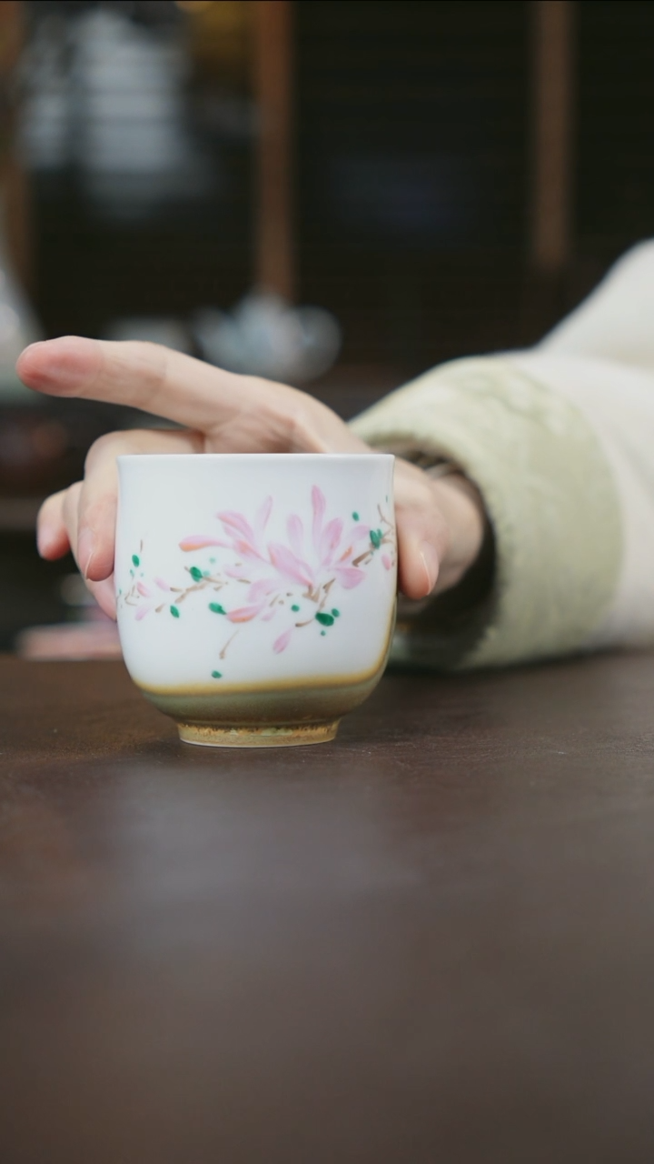 【闪购商品】杯景德镇陶瓷杯碗柴烧多人