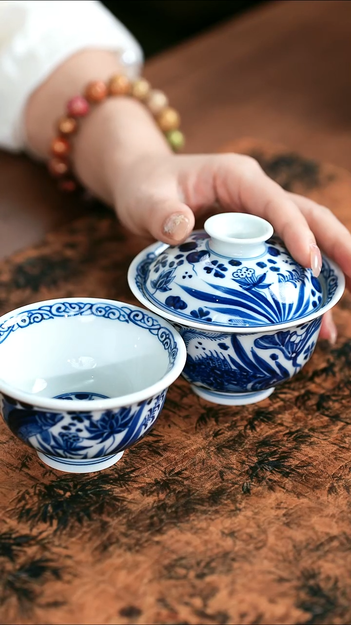 摆件瓷景德镇茶器链接@@@@TQ082+TQ083