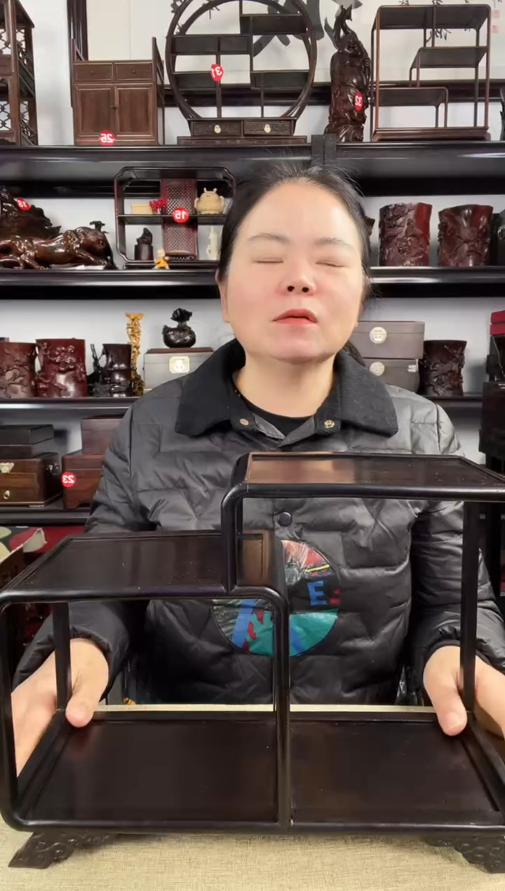 木瑕疵黑二连老李红木工艺品