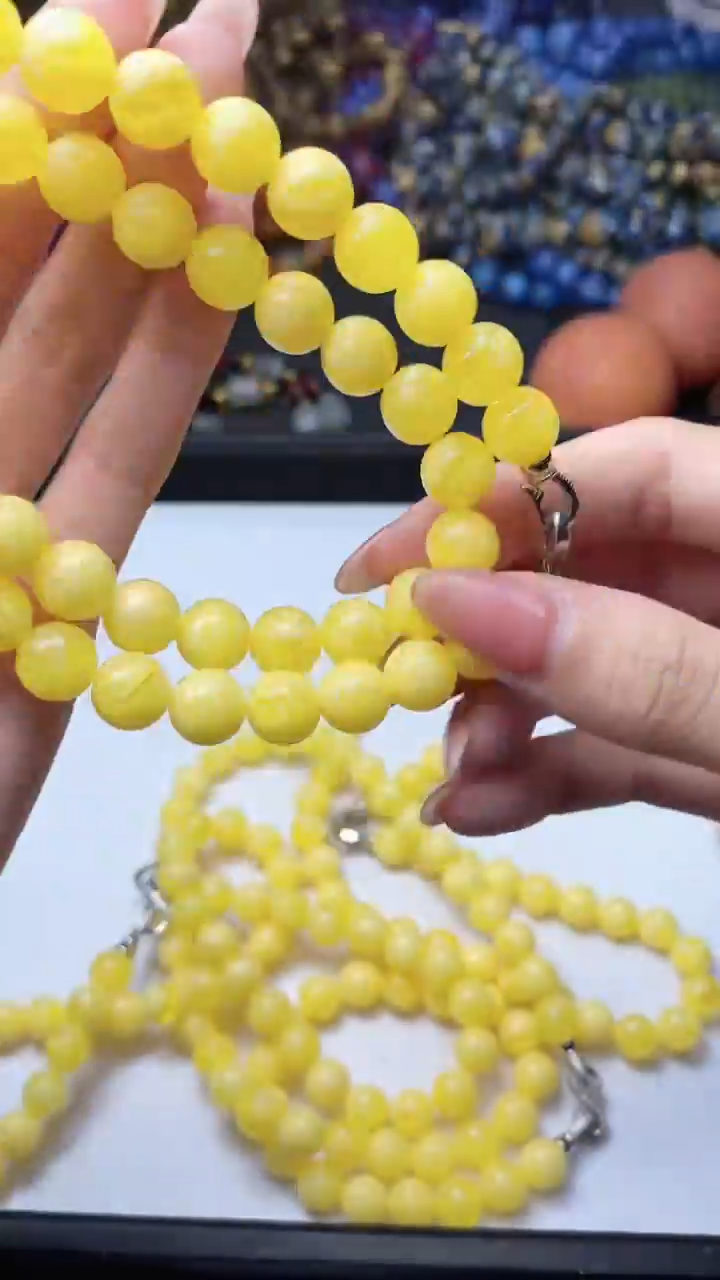 未镶嵌颈饰蜜蜡78