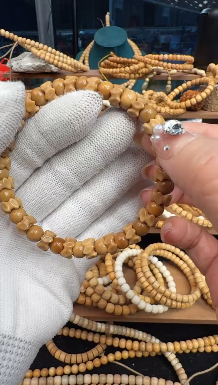 【闪购商品】菩提根/象牙果手串龙脊菩提龙戏珠单圈卡8