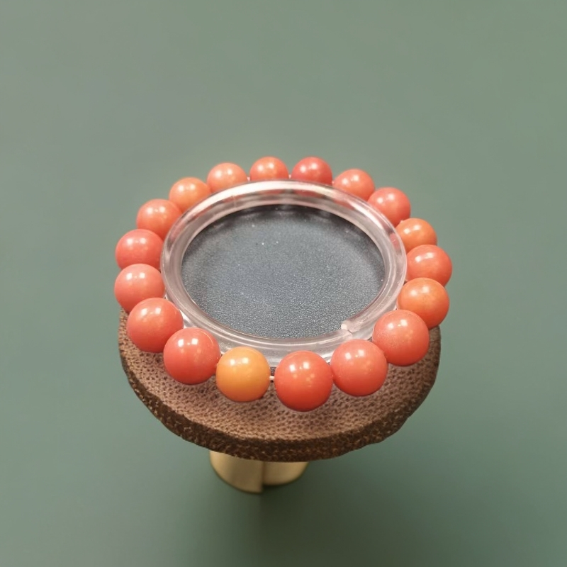 B505白玉菩提桃之夭夭卡1.2单圈手串（多样性发其一）