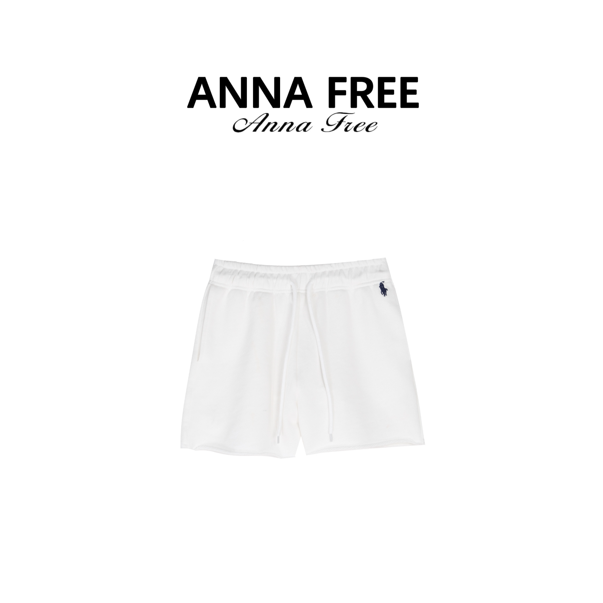 ANNA FREE 纯色短款POLO衫时尚休闲短裤套装短裤ZCM25311