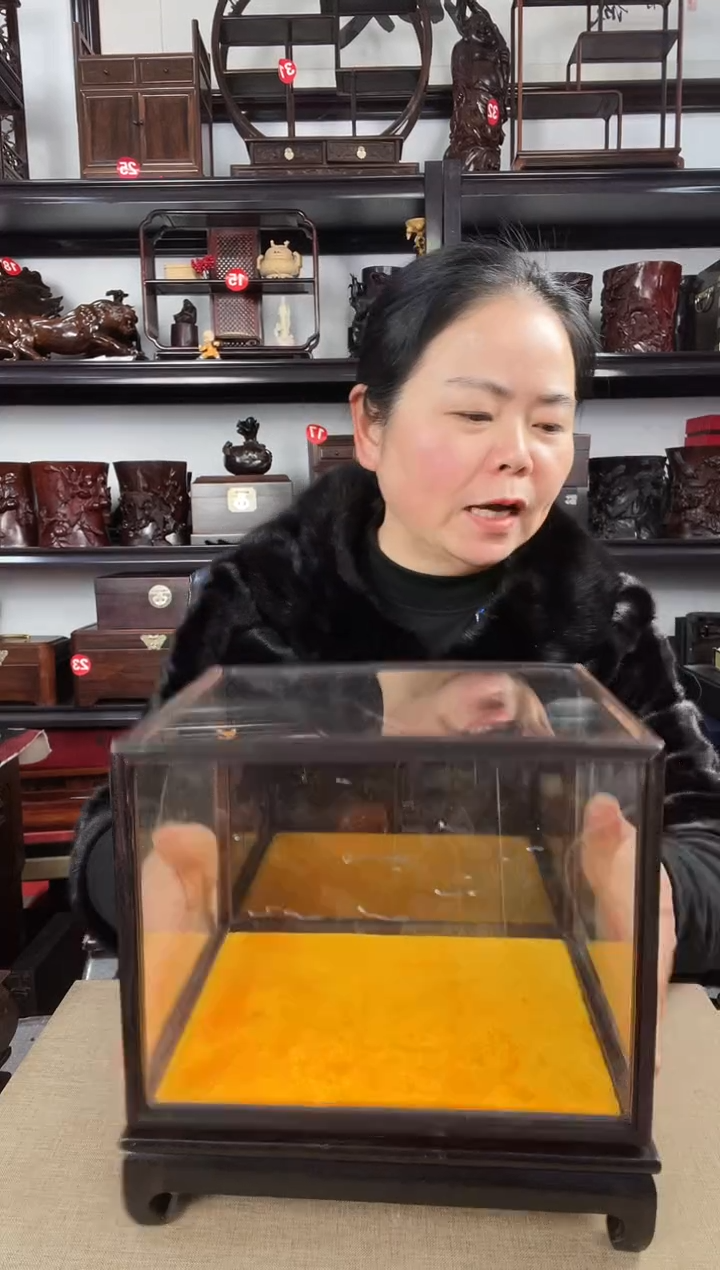 木玻璃罩3老李红木工艺品