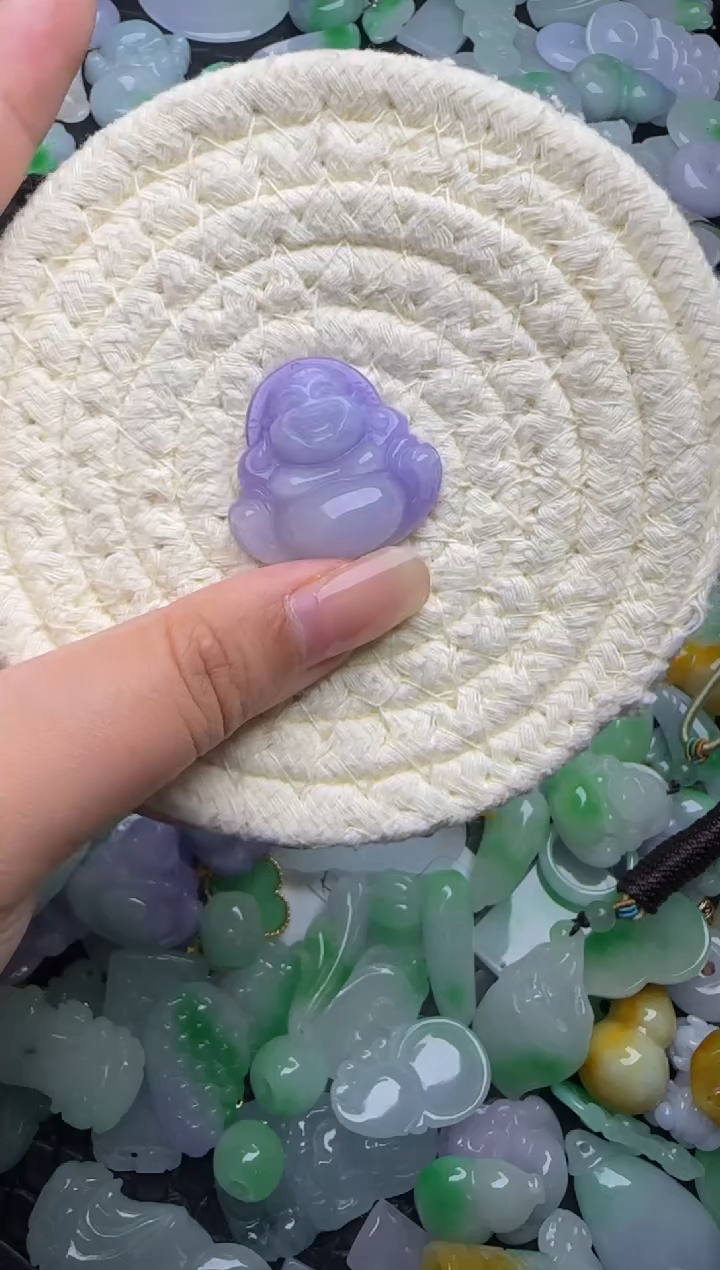 翡翠未镶嵌颈饰天然缅甸翡翠吊坠