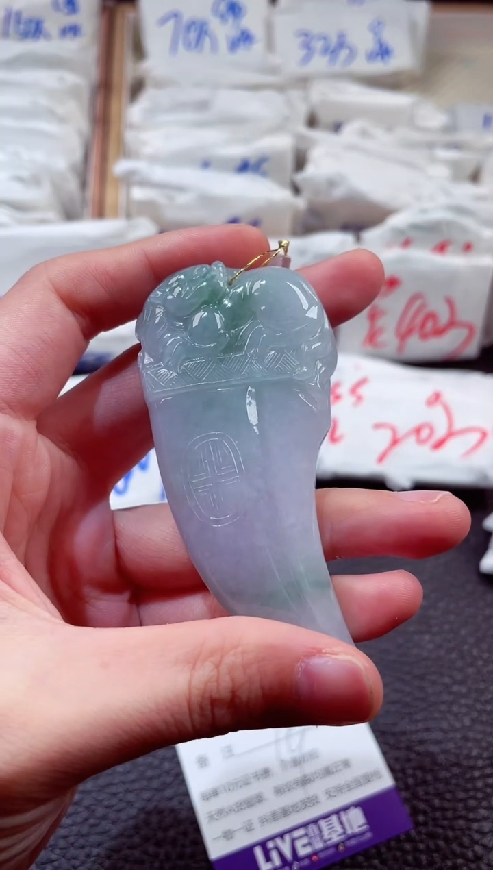 翡翠未镶嵌颈饰00007148